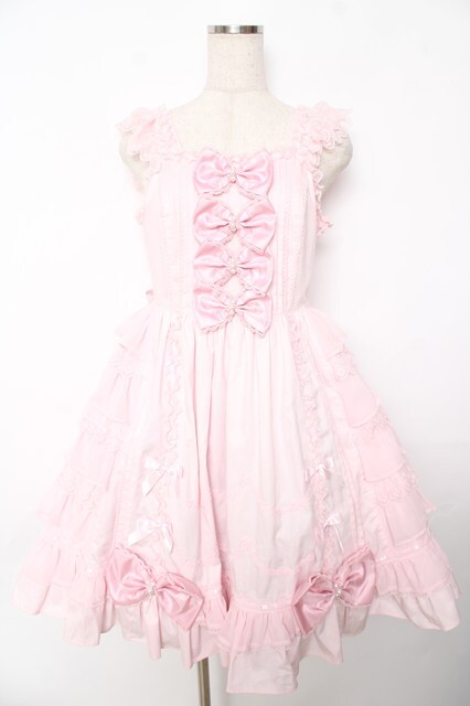 Angelic Pretty / Angelic Princessジャンパースカート ピンク Y-25-11
