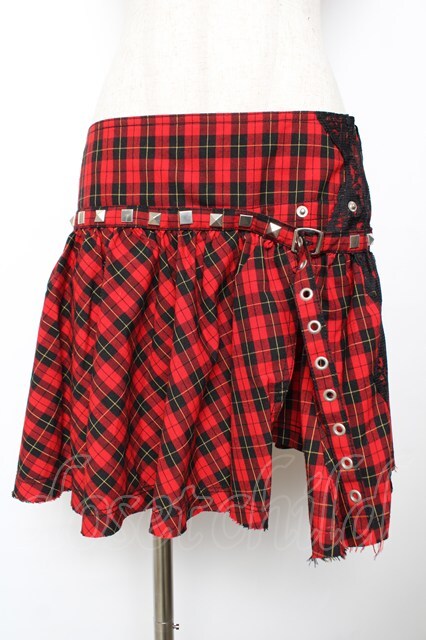 ALGONQUINS / フラップ付きチェックスカート Y-25-11-22-259-AL-SK-SZ