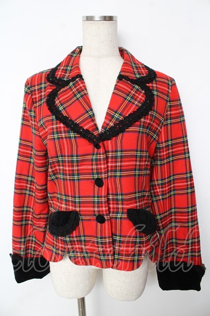 BABY Anniversaryジャケット　赤チェック BABY, THE STARS SHINE BRIGHT / オリジナルタータンチェック天使