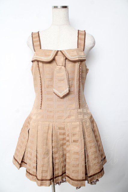 Angelic Pretty / Royal Chocolateローウエストジャンパースカート