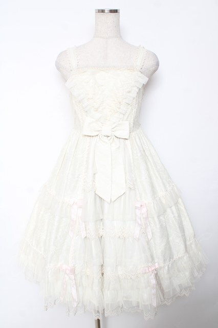 Angelic Pretty / Airy JulianジャンパースカートSet アイボリー Y-25
