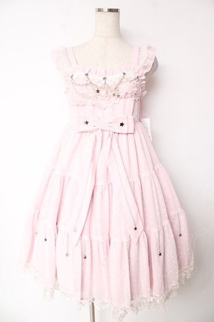 Angelic Pretty / Twinkle Museジャンパースカート ピンク Y-25-12-01